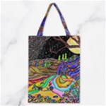 Nature Moon Psychedelic Painting Classic Tote Bag