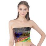 Nature Moon Psychedelic Painting Tube Top
