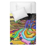Nature Moon Psychedelic Painting Duvet Cover Double Side (Single Size)