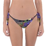 Nature Moon Psychedelic Painting Reversible Bikini Bottoms