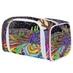 Nature Moon Psychedelic Painting Toiletries Pouch