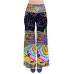 Nature Moon Psychedelic Painting So Vintage Palazzo Pants