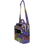 Nature Moon Psychedelic Painting Crossbody Day Bag