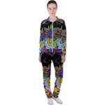 Nature Moon Psychedelic Painting Casual Jacket and Pants Set