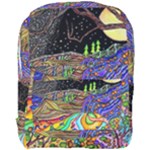 Nature Moon Psychedelic Painting Full Print Backpack