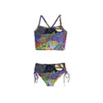 Nature Moon Psychedelic Painting Girls  Tankini Swimsuit
