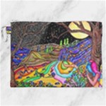 Nature Moon Psychedelic Painting Canvas Cosmetic Bag (XXL)