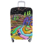 Nature Moon Psychedelic Painting Luggage Cover (Medium)
