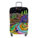 Nature Moon Psychedelic Painting Luggage Cover (Small)