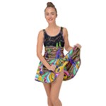 Nature Moon Psychedelic Painting Inside Out Casual Dress