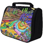 Nature Moon Psychedelic Painting Full Print Travel Pouch (Big)
