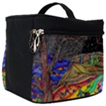 Nature Moon Psychedelic Painting Make Up Travel Bag (Big)