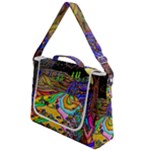 Nature Moon Psychedelic Painting Box Up Messenger Bag