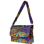 Nature Moon Psychedelic Painting Full Print Messenger Bag (S)