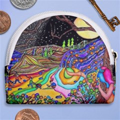 Horseshoe Style Canvas Pouch 