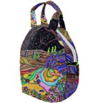 Nature Moon Psychedelic Painting Travel Backpack