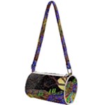 Nature Moon Psychedelic Painting Mini Cylinder Bag