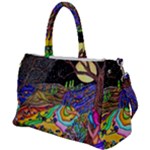 Nature Moon Psychedelic Painting Duffel Travel Bag