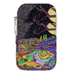 Nature Moon Psychedelic Painting Waist Pouch (Small)