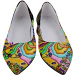 Nature Moon Psychedelic Painting Women s Block Heels 