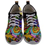 Nature Moon Psychedelic Painting Mens Athletic Shoes