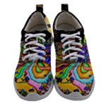 Nature Moon Psychedelic Painting Women Athletic Shoes