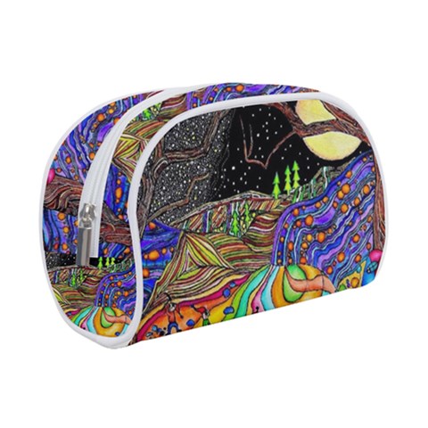Nature Moon Psychedelic Painting Make Up Case (Small) from ArtsNow.com