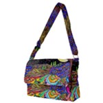 Nature Moon Psychedelic Painting Full Print Messenger Bag (M)