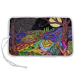 Nature Moon Psychedelic Painting Pen Storage Case (L)