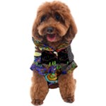 Nature Moon Psychedelic Painting Dog Coat