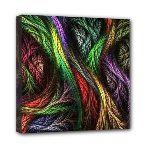 Abstract Psychedelic Mini Canvas 8  x 8  (Stretched) from ArtsNow.com