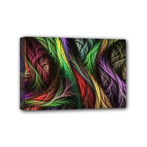 Abstract Psychedelic Mini Canvas 6  x 4  (Stretched) from ArtsNow.com