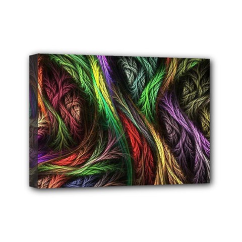 Abstract Psychedelic Mini Canvas 7  x 5  (Stretched) from ArtsNow.com