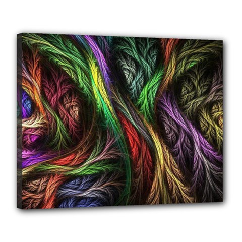 Abstract Psychedelic Canvas 20  x 16  (Stretched) from ArtsNow.com