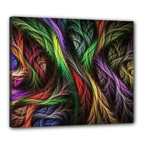Abstract Psychedelic Canvas 24  x 20  (Stretched) from ArtsNow.com