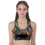 Abstract Psychedelic Fitness Sports Bra