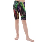 Abstract Psychedelic Kids  Mid Length Swim Shorts