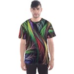 Abstract Psychedelic Men s Sport Mesh T-Shirt
