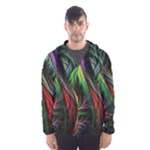 Abstract Psychedelic Men s Hooded Windbreaker