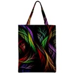 Abstract Psychedelic Zipper Classic Tote Bag