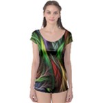 Abstract Psychedelic Boyleg Leotard 
