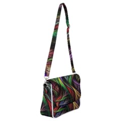 Shoulder Bag with Back Zipper 