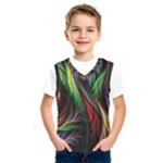 Abstract Psychedelic Kids  Basketball Tank Top
