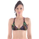 Abstract Psychedelic Plunge Bikini Top