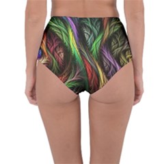 Reversible High-Waist Bikini Bottoms 