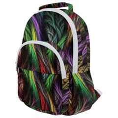 Rounded Multi Pocket Backpack 