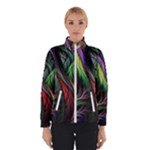 Abstract Psychedelic Women s Bomber Jacket