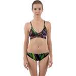 Abstract Psychedelic Wrap Around Bikini Set