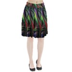 Abstract Psychedelic Pleated Skirt