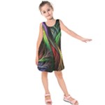 Abstract Psychedelic Kids  Sleeveless Dress